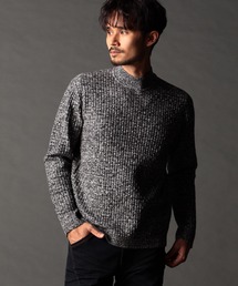 NICOLE CLUB FOR MEN | リンクスバスケットモックネックニット(ニット/セーター)