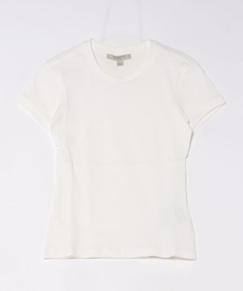 ALLSAINTS（オールセインツ）の「GIA SHORT SLEEVE T-SHIRT | GIA 半袖 Tシャツ（Tシャツ/カットソー・レディース・ホワイト・XS/S）」の6枚目の写真