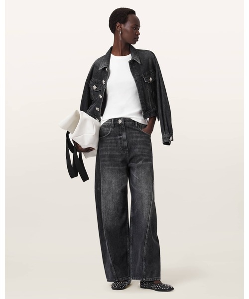 ALLSAINTS（オールセインツ）の「GIA SHORT SLEEVE T-SHIRT | GIA 半袖 Tシャツ（Tシャツ/カットソー・レディース・ホワイト・XS/S）」の3枚目の写真