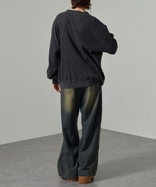 セール】【Alfred Alex】ヴィンテージスノーウォッシュ加工ワン