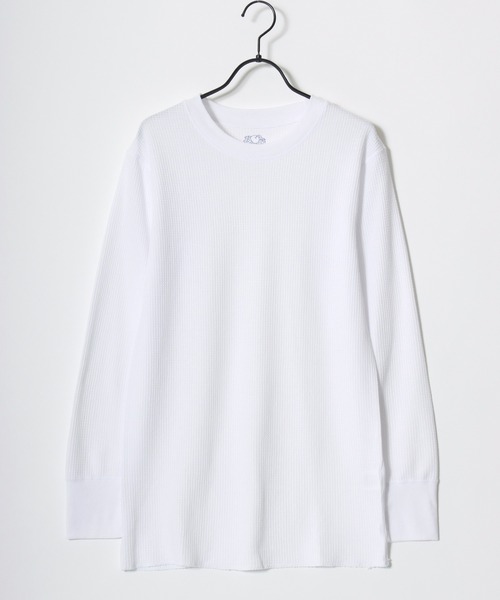 FRUIT OF THE LOOM（フルーツオブザルーム）の「FRUIT OF THE LOOM/フルーツオブザルーム 無地 ワッフル/サーマル クルーネック 長袖Tシャツ/ロングスリーブTシャツ/1P パックT/レディース メンズ（Tシャツ/カットソー・メンズ・ネイビー/ホワイト/ブラック/グレー・L/XL/M）」の13枚目の写真