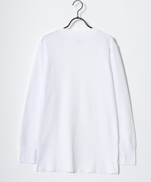 FRUIT OF THE LOOM（フルーツオブザルーム）の「FRUIT OF THE LOOM/フルーツオブザルーム 無地 ワッフル/サーマル クルーネック 長袖Tシャツ/ロングスリーブTシャツ/1P パックT/レディース メンズ（Tシャツ/カットソー・メンズ・ネイビー/ホワイト/ブラック/グレー・L/XL/M）」の14枚目の写真