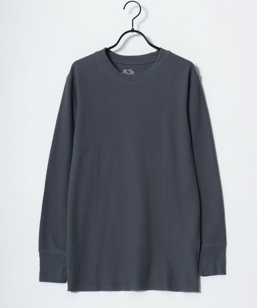 FRUIT OF THE LOOM（フルーツオブザルーム）の「FRUIT OF THE LOOM/フルーツオブザルーム 無地 ワッフル/サーマル クルーネック 長袖Tシャツ/ロングスリーブTシャツ/1P パックT/レディース メンズ（Tシャツ/カットソー・メンズ・ネイビー/ホワイト/ブラック/グレー・L/XL/M）」の17枚目の写真