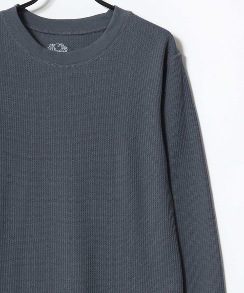 FRUIT OF THE LOOM（フルーツオブザルーム）の「FRUIT OF THE LOOM/フルーツオブザルーム 無地 ワッフル/サーマル クルーネック 長袖Tシャツ/ロングスリーブTシャツ/1P パックT/レディース メンズ（Tシャツ/カットソー・メンズ・ネイビー/ホワイト/ブラック/グレー・L/XL/M）」の11枚目の写真