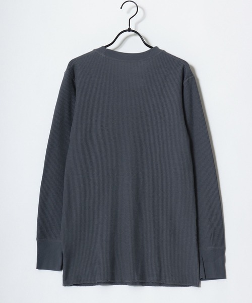 FRUIT OF THE LOOM（フルーツオブザルーム）の「FRUIT OF THE LOOM/フルーツオブザルーム 無地 ワッフル/サーマル クルーネック 長袖Tシャツ/ロングスリーブTシャツ/1P パックT/レディース メンズ（Tシャツ/カットソー・メンズ・ネイビー/ホワイト/ブラック/グレー・L/XL/M）」の18枚目の写真