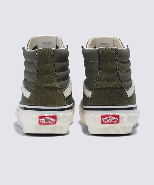VANS（バンズ）の「スケートハイ リコンストラクト / SK8-Hi Reconstruct OLIVE CAMO VN0005UKOLO1（スニーカー・メンズ・オリーブ・4/4.5/5）」の4枚目の写真