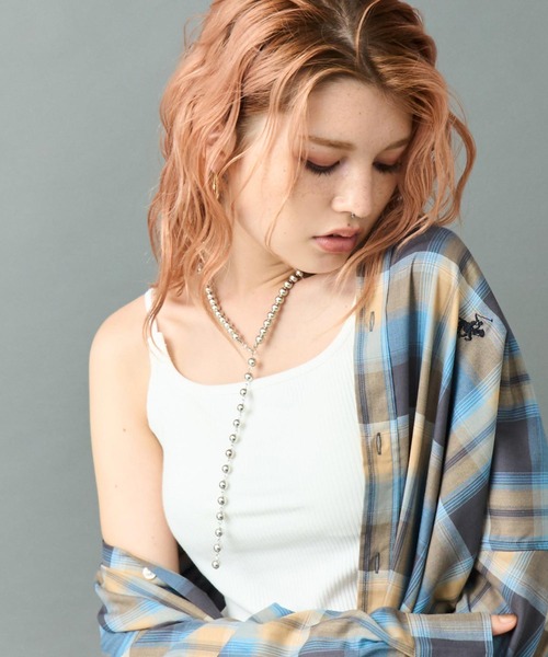 ANAP(アナップ)の「ボールチェーン ロングネックレス(ネックレス・レディース・ゴールド/シルバー・F)」の1枚目の写真