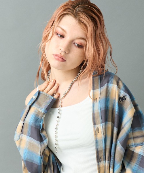 ANAP(アナップ)の「ボールチェーン ロングネックレス(ネックレス・レディース・ゴールド/シルバー・F)」の5枚目の写真