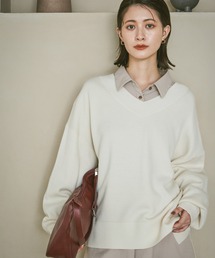 LAKOLE | Vネックニットプルオーバー / 581266(ニット/セーター)