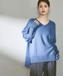 LAKOLE | Vネックニットプルオーバー / 581266(ニット/セーター)