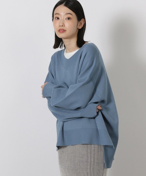 MARK＆lona ニット。送料なしでは販売しません セール】Vネックニットプルオーバー / 581266（ニット/セーター