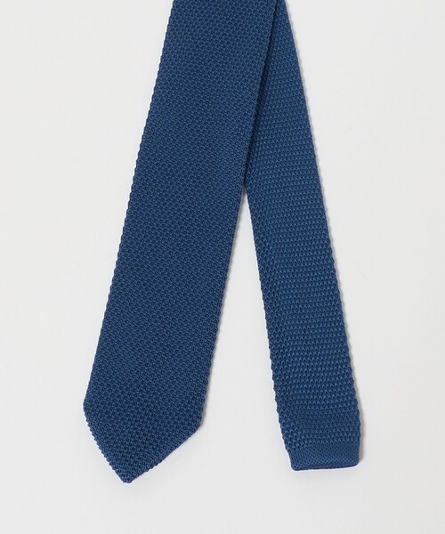 green label relaxing（グリーンレーベルリラクシング）の「GLR ポリエステル ウォッシャブル ニット ソリッド ネクタイ ニットタイ（ネクタイ・メンズ・ブラック/ダークブラウン/ネイビー/ダークグリーン/ダークグレー/ロイヤルブルー/ワイン/ブラウン系・FREE）」の9枚目の写真