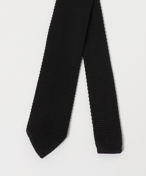 green label relaxing（グリーンレーベルリラクシング）の「GLR ポリエステル ウォッシャブル ニット ソリッド ネクタイ ニットタイ（ネクタイ・メンズ・ブラック/ダークブラウン/ネイビー/ダークグリーン/ダークグレー/ロイヤルブルー/ワイン/ブラウン系・FREE）」の12枚目の写真