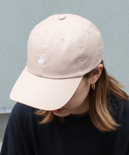 BEVERLY HILLS POLO CLUB（ビバリーヒルズポロクラブ）の「【BEVERLY HILLS POLO CLUB】ビバリーヒルズポロクラブ 起毛ツイルキャップ（キャップ・レディース・ベージュ/ネイビー/ワインレッド/ブラック・FREE）」の2枚目の写真