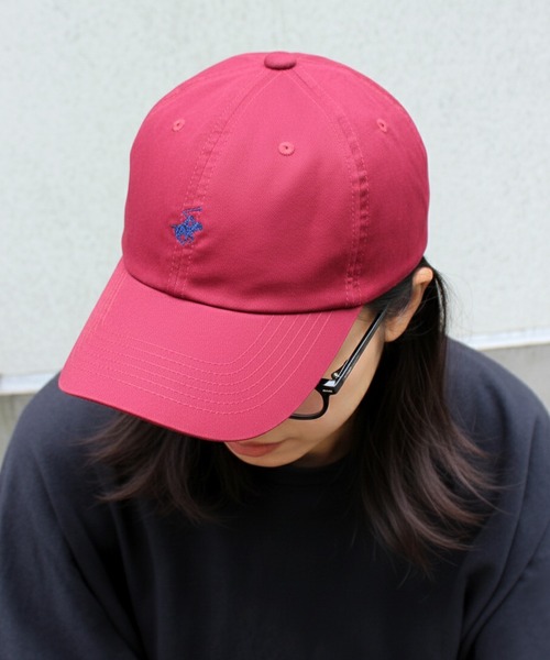BEVERLY HILLS POLO CLUB（ビバリーヒルズポロクラブ）の「【BEVERLY HILLS POLO CLUB】ビバリーヒルズポロクラブ 起毛ツイルキャップ（キャップ・レディース・ベージュ/ネイビー/ワインレッド/ブラック・FREE）」の4枚目の写真