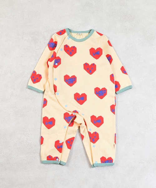 MARKEY'S（マーキーズ）の「ソウガラナガソデロンパース（ロンパース・キッズ・キャメル/グレー/オフホワイト・70/80）」の2枚目の写真