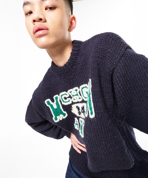 HAND KNITTING SWAETSHIRT（ニット/セーター）｜RICE NINE TEN（ライス