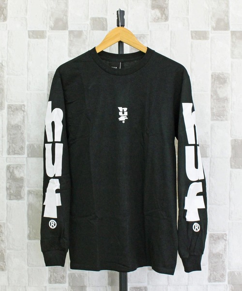 HUF(ハフ)の「メガブラスト ロングスリーブTシャツ MEGABLAST L/S TEE(Tシャツ/カットソー・メンズ・ブラック/ホワイト・XL/L/M)」の2枚目の写真