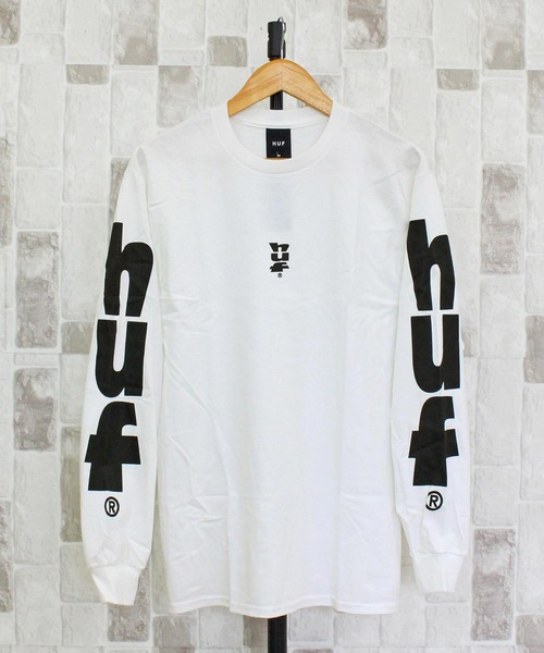 HUF(ハフ)の「メガブラスト ロングスリーブTシャツ MEGABLAST L/S TEE(Tシャツ/カットソー・メンズ・ブラック/ホワイト・XL/L/M)」の3枚目の写真