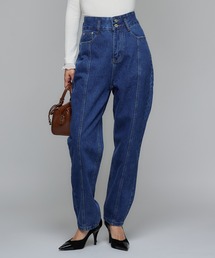 Narcissus | テーパードデニムパンツ/ステッチデザイン 《動画あり》(デニムパンツ)