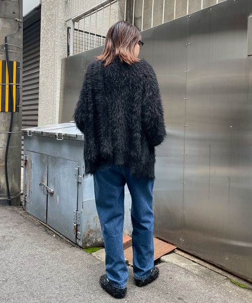 Narcissus（ナルシス）の「テーパードデニムパンツ/ステッチデザイン 《動画あり》（デニムパンツ・レディース・ブラック/ブルー・FREE）」の21枚目の写真