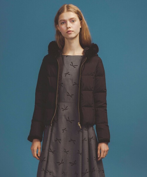 COSMIC BLANKETトッカ　ショートダウンコート（ブラック） TOCCA（トッカ）の「COSMIC BLANKET ショートダウンコート（ダウン