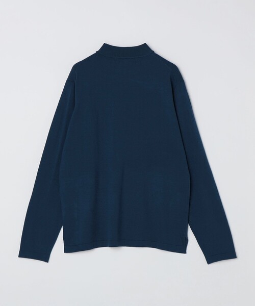 SHIPS Colors（シップス カラーズ）の「SHIPS Colors:〈吸湿発熱〉Solist(R)Heat 14ゲージ モックネックニット◇（ニット/セーター・メンズ・カーキ/ライトグレー/ロイヤルブルー/ダークグレー/チャコールグレー・X-LARGE/MEDIUM/LARGE）」の9枚目の写真