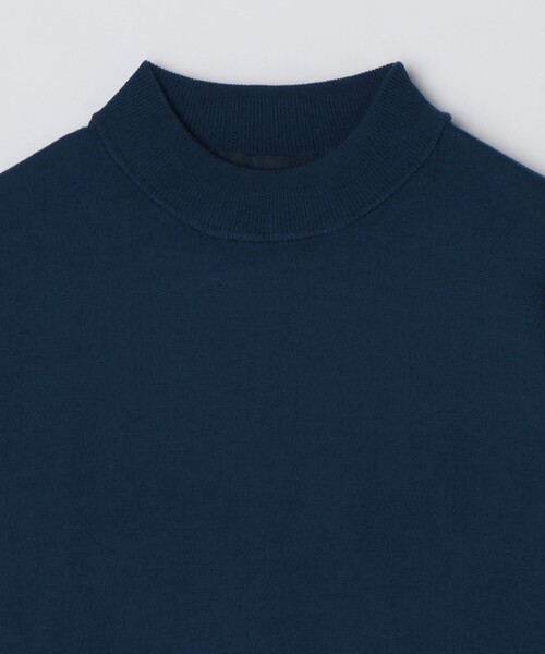 SHIPS Colors（シップス カラーズ）の「SHIPS Colors:〈吸湿発熱〉Solist(R)Heat 14ゲージ モックネックニット◇（ニット/セーター・メンズ・カーキ/ライトグレー/ロイヤルブルー/ダークグレー/チャコールグレー・X-LARGE/MEDIUM/LARGE）」の10枚目の写真