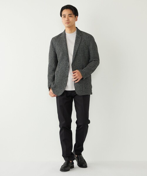 SHIPS Colors（シップス カラーズ）の「SHIPS Colors:〈吸湿発熱〉Solist(R)Heat 14ゲージ モックネックニット◇（ニット/セーター・メンズ・カーキ/ライトグレー/ロイヤルブルー/ダークグレー/チャコールグレー・X-LARGE/MEDIUM/LARGE）」の21枚目の写真