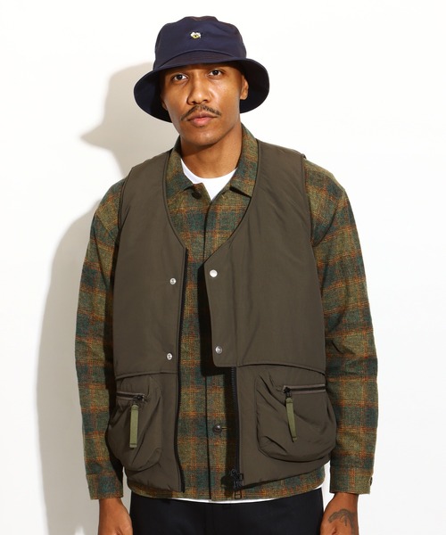 ROTAR(ローター)の「Ombre Check Shirt Jacket(ミリタリージャケット・メンズ・ブラック/ブルー/グリーン・MEDIUM/LARGE/X-LARGE)」の7枚目の写真