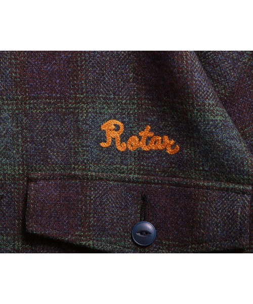 ROTAR(ローター)の「Ombre Check Shirt Jacket(ミリタリージャケット・メンズ・ブラック/ブルー/グリーン・MEDIUM/LARGE/X-LARGE)」の18枚目の写真