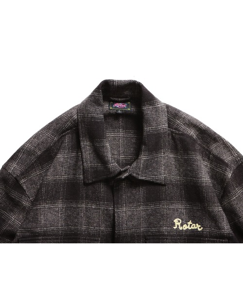 ROTAR(ローター)の「Ombre Check Shirt Jacket(ミリタリージャケット・メンズ・ブラック/ブルー/グリーン・MEDIUM/LARGE/X-LARGE)」の21枚目の写真