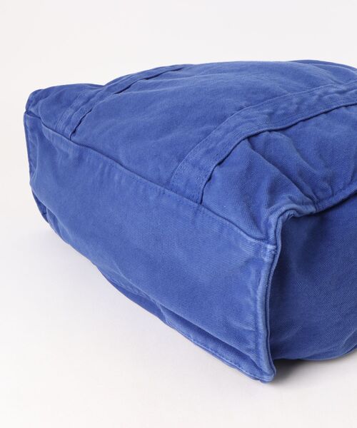 TONE SELECT GOODS(トーンセレクトグッズ)の「Butler Verner Sails(バトラーバーナーセイルズ) 反応染キャンバスビッグボストンバッグ 製品染め 洗い加工 鞄【JA-1075-2】(ボディバッグ/ウエストポーチ・メンズ・ブルー・FREE)」の5枚目の写真