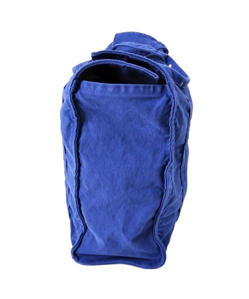 TONE SELECT GOODS(トーンセレクトグッズ)の「Butler Verner Sails(バトラーバーナーセイルズ) 反応染キャンバスビッグボストンバッグ 製品染め 洗い加工 鞄【JA-1075-2】(ボディバッグ/ウエストポーチ・メンズ・ブルー・FREE)」の9枚目の写真