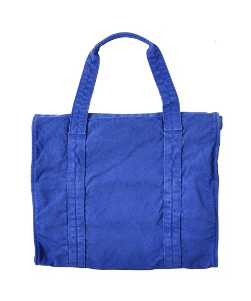 TONE SELECT GOODS(トーンセレクトグッズ)の「Butler Verner Sails(バトラーバーナーセイルズ) 反応染キャンバスビッグボストンバッグ 製品染め 洗い加工 鞄【JA-1075-2】(ボディバッグ/ウエストポーチ・メンズ・ブルー・FREE)」の8枚目の写真