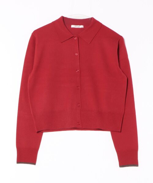 セール】モチモチ衿付きカーディガン（カーディガン/ボレロ）｜DISCOAT