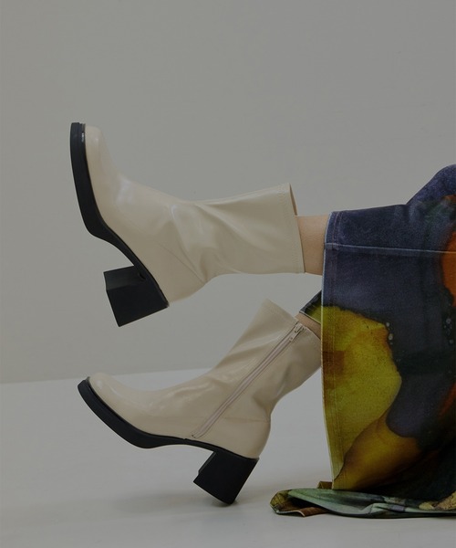 Ameri　SHEER WAVE TOE BOOTS Ameri（アメリ）の「SHEER WAVE TOE BOOTS（ブーツ）」 - WEAR