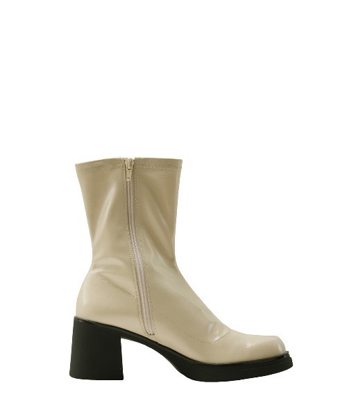 Ameri（アメリ）の「SYNTHETIC LEATHER PLATFORM BOOTS（ブーツ・レディース・ブラック/アイボリー/ブロンズ・SMALL/LARGE/MEDIUM）」の10枚目の写真