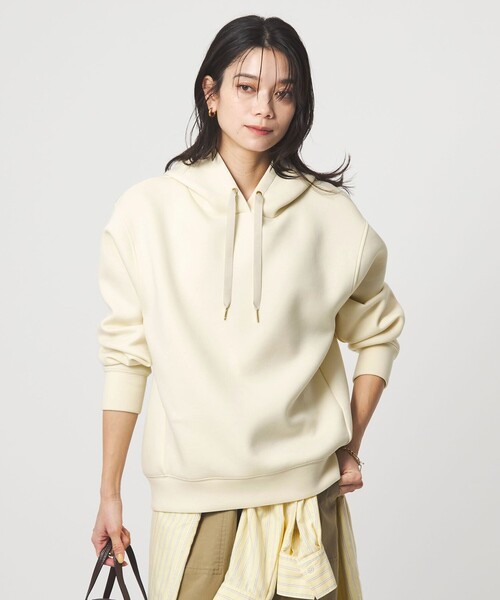 green label relaxing（グリーンレーベルリラクシング）の「ダンボール フーディー プルオーバー（パーカー・レディース・グレー/ナチュラル/ブラック/ライトブルー/オフホワイト・FREE）」の2枚目の写真