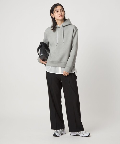 green label relaxing（グリーンレーベルリラクシング）の「ダンボール フーディー プルオーバー（パーカー・レディース・グレー/ナチュラル/ブラック/ライトブルー/オフホワイト・FREE）」の15枚目の写真