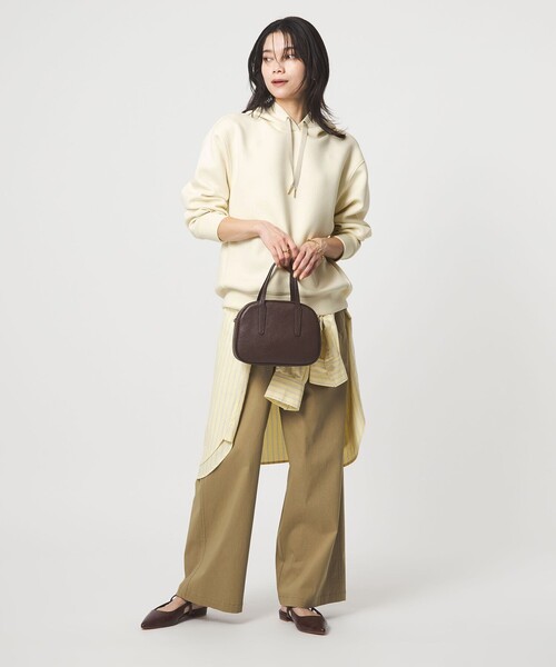 green label relaxing（グリーンレーベルリラクシング）の「ダンボール フーディー プルオーバー（パーカー・レディース・グレー/ナチュラル/ブラック/ライトブルー/オフホワイト・FREE）」の20枚目の写真