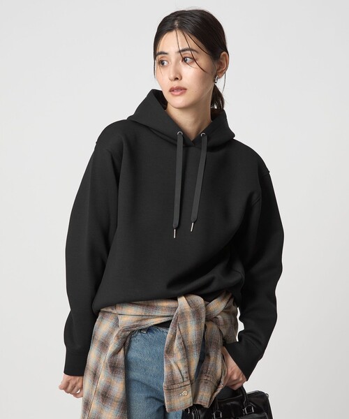 green label relaxing（グリーンレーベルリラクシング）の「ダンボール フーディー プルオーバー（パーカー・レディース・グレー/ナチュラル/ブラック/ライトブルー/オフホワイト・FREE）」の22枚目の写真