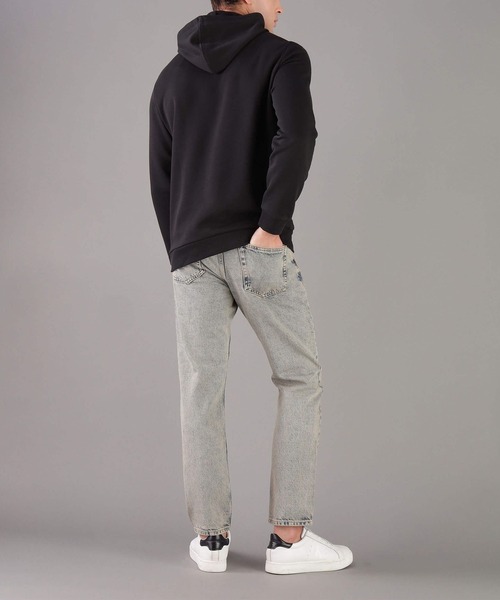 Calvin Klein(カルバン・クライン)の「【 Calvin Klein / カルバン クライン 】MONOGRAM LOGO HOODIE / モノグラム ロゴ フーディー(パーカー・メンズ・ブラック・LARGE/MEDIUM/X-LARGE/SMALL)」の5枚目の写真