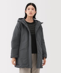 【一度短時間着用のみ】無印MUJILabo 婦人　ダウンコート　ロング　L 黒 一度短時間着用のみ】無印MUJILabo 婦人 ダウンコート ロング L 黒