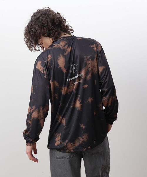 MANASTASH（マナスタッシュ）の「MANASTASH/マナスタッシュ　TIE DYE L/S TOP /タイダイロングスリーブT（Tシャツ/カットソー・メンズ・ダークグリーン系/ブラック・L/M/XL/S）」の5枚目の写真