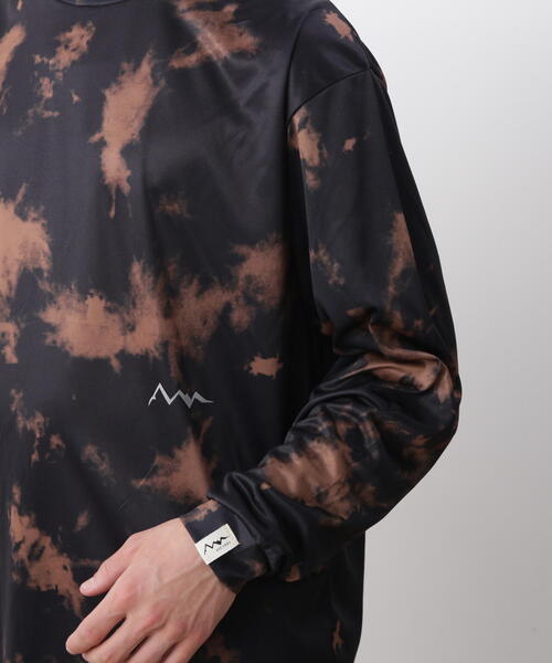 MANASTASH（マナスタッシュ）の「MANASTASH/マナスタッシュ　TIE DYE L/S TOP /タイダイロングスリーブT（Tシャツ/カットソー・メンズ・ダークグリーン系/ブラック・L/M/XL/S）」の11枚目の写真