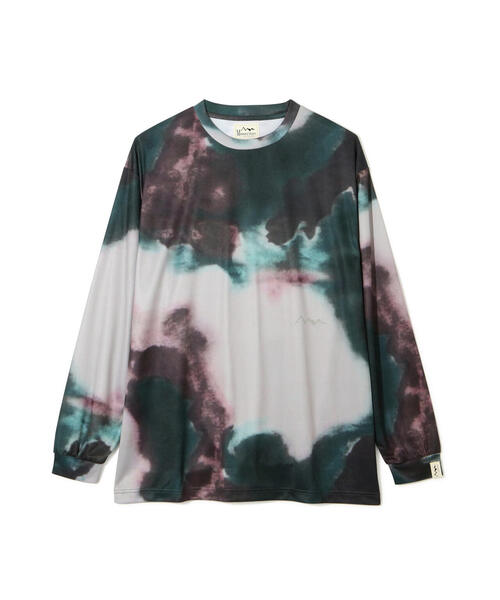 MANASTASH（マナスタッシュ）の「MANASTASH/マナスタッシュ　TIE DYE L/S TOP /タイダイロングスリーブT（Tシャツ/カットソー・メンズ・ダークグリーン系/ブラック・L/M/XL/S）」の15枚目の写真