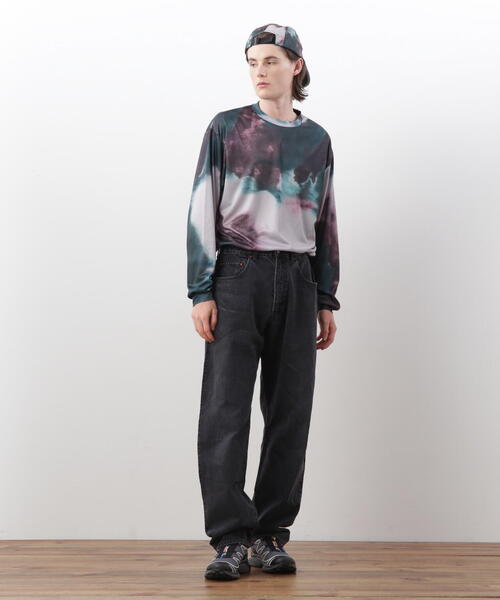 MANASTASH（マナスタッシュ）の「MANASTASH/マナスタッシュ　TIE DYE L/S TOP /タイダイロングスリーブT（Tシャツ/カットソー・メンズ・ダークグリーン系/ブラック・L/M/XL/S）」の19枚目の写真