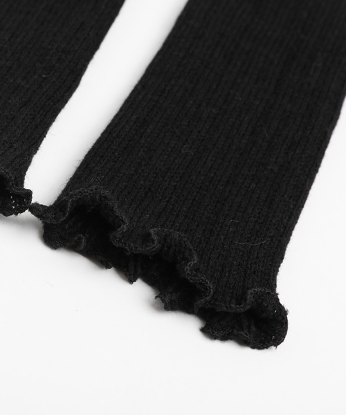 URBAN CHERRY(アーバンチェリー)の「リボン刺繍レッグウォーマー(レッグウォーマー・キッズ・ホワイト/ブラウン/ブラック・FREE)」の15枚目の写真