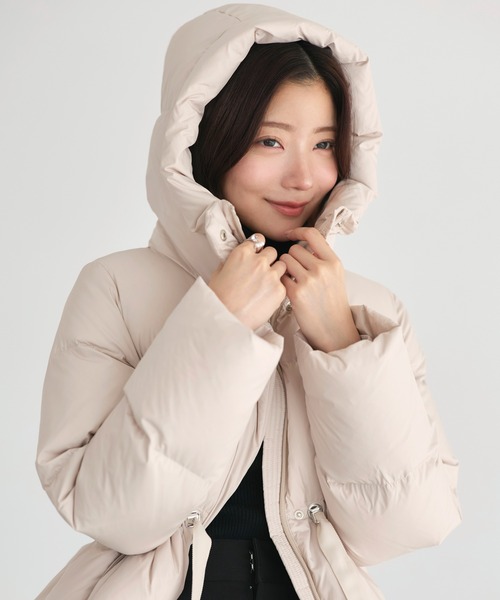 セール】フレンチダウン ｜ フーデッド フレンチダウン ミドルコート